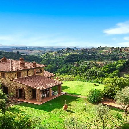Vila Casa Ora D'Oro - Panoramic Views / Pool / Private Garden Trequanda Exteriér fotografie