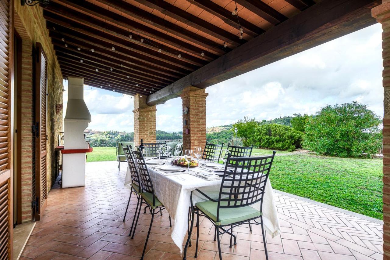 Vila Casa Ora D'Oro - Panoramic Views / Pool / Private Garden Trequanda Exteriér fotografie