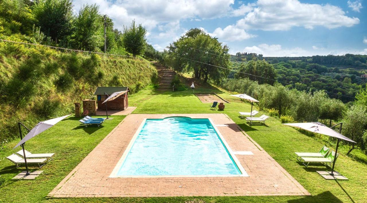 Vila Casa Ora D'Oro - Panoramic Views / Pool / Private Garden Trequanda Exteriér fotografie