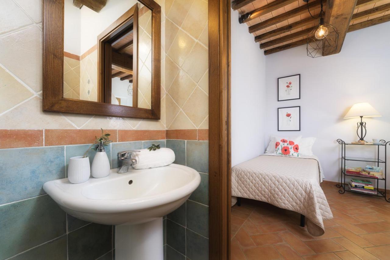 Vila Casa Ora D'Oro - Panoramic Views / Pool / Private Garden Trequanda Exteriér fotografie