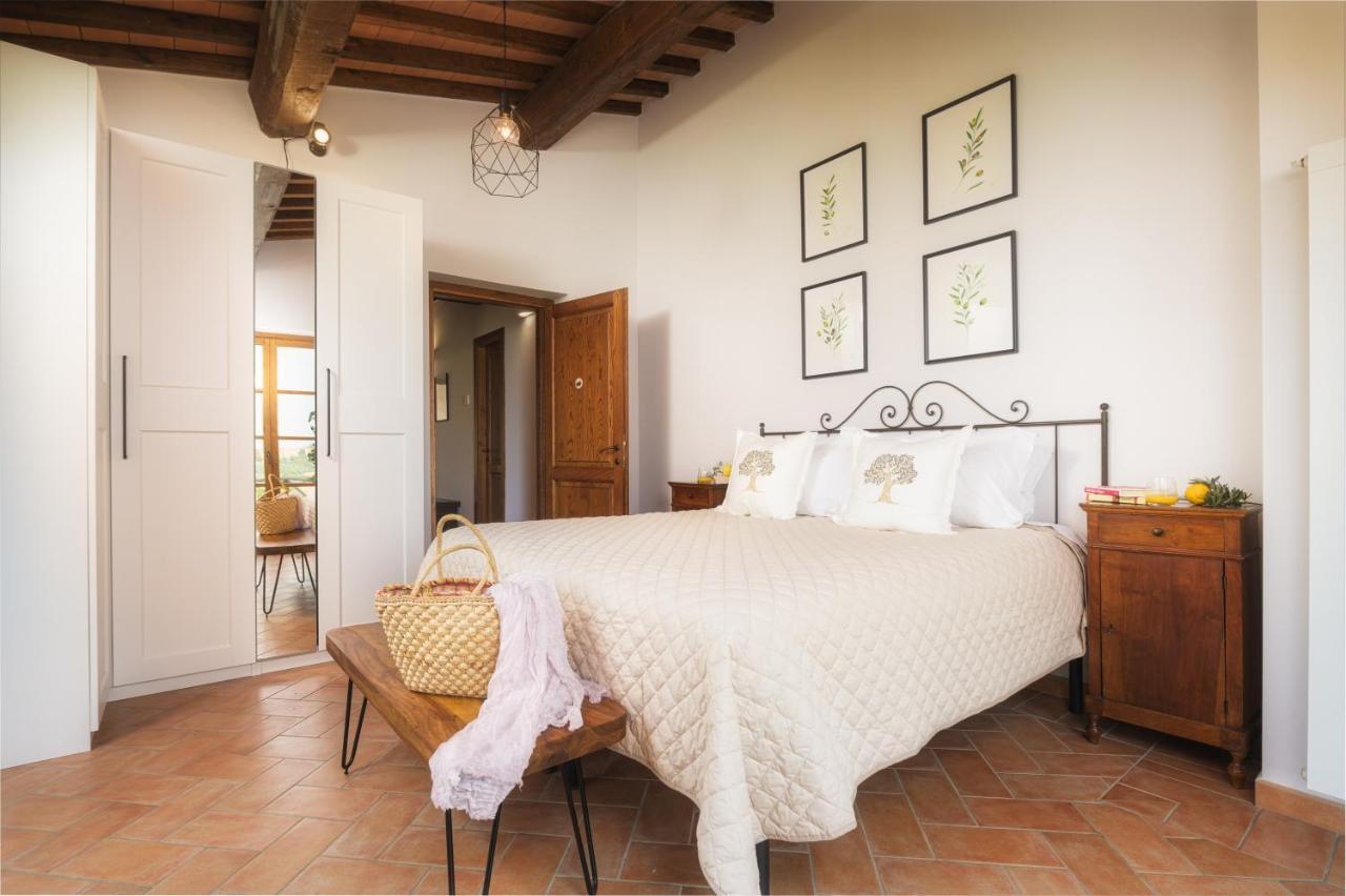 Vila Casa Ora D'Oro - Panoramic Views / Pool / Private Garden Trequanda Exteriér fotografie
